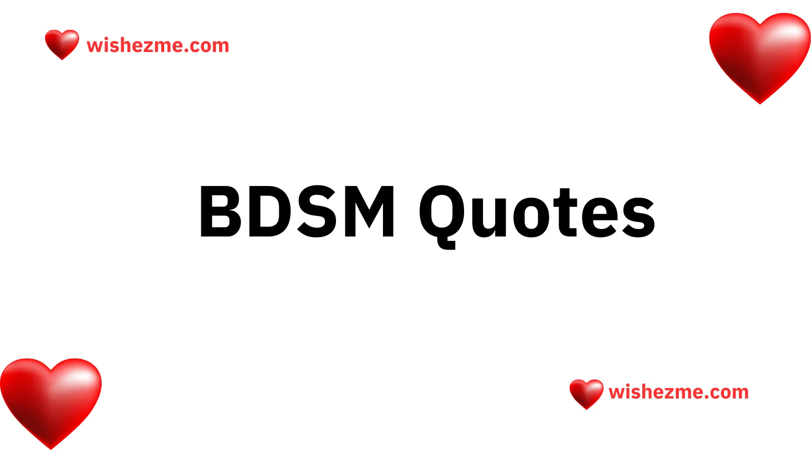 BDSM Quotes