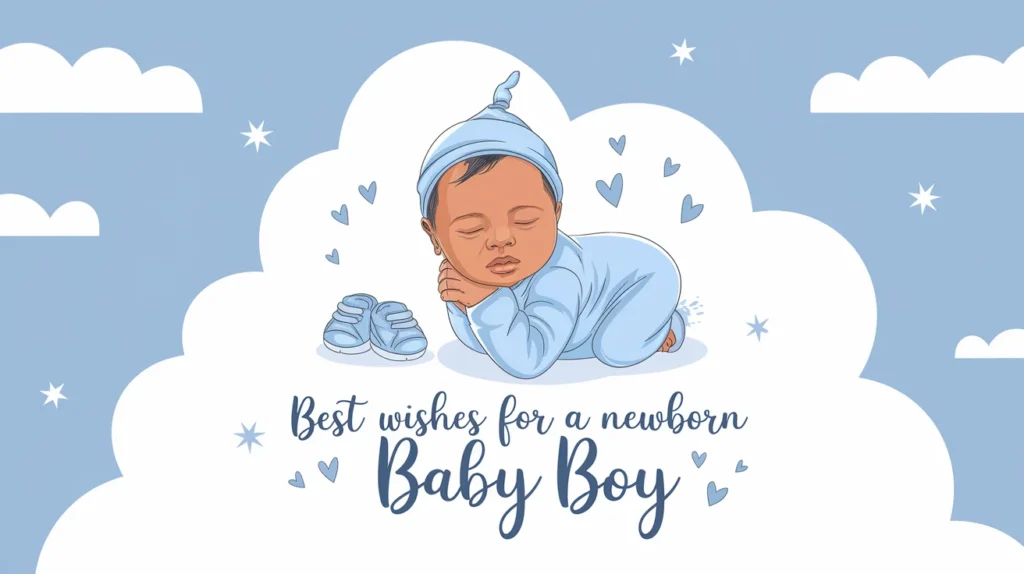 Best Wishes for a Newborn Baby Boy 👶💙