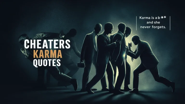 Cheaters Karma Quotes