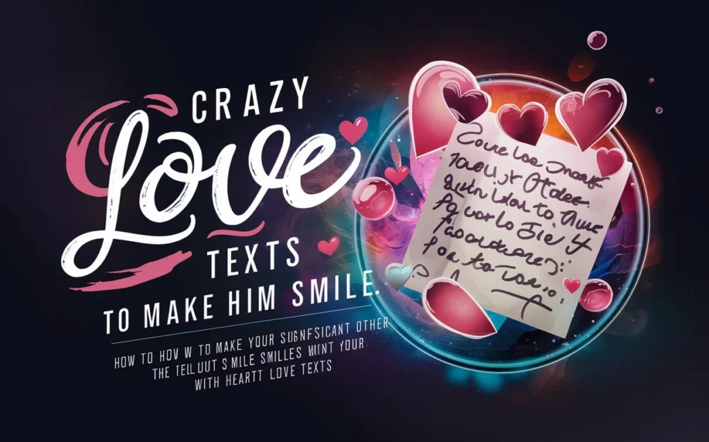 Crazy Love Texts to Make Him Smile