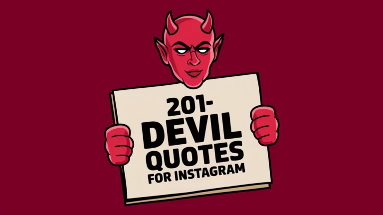 Devil Quotes for Instagram