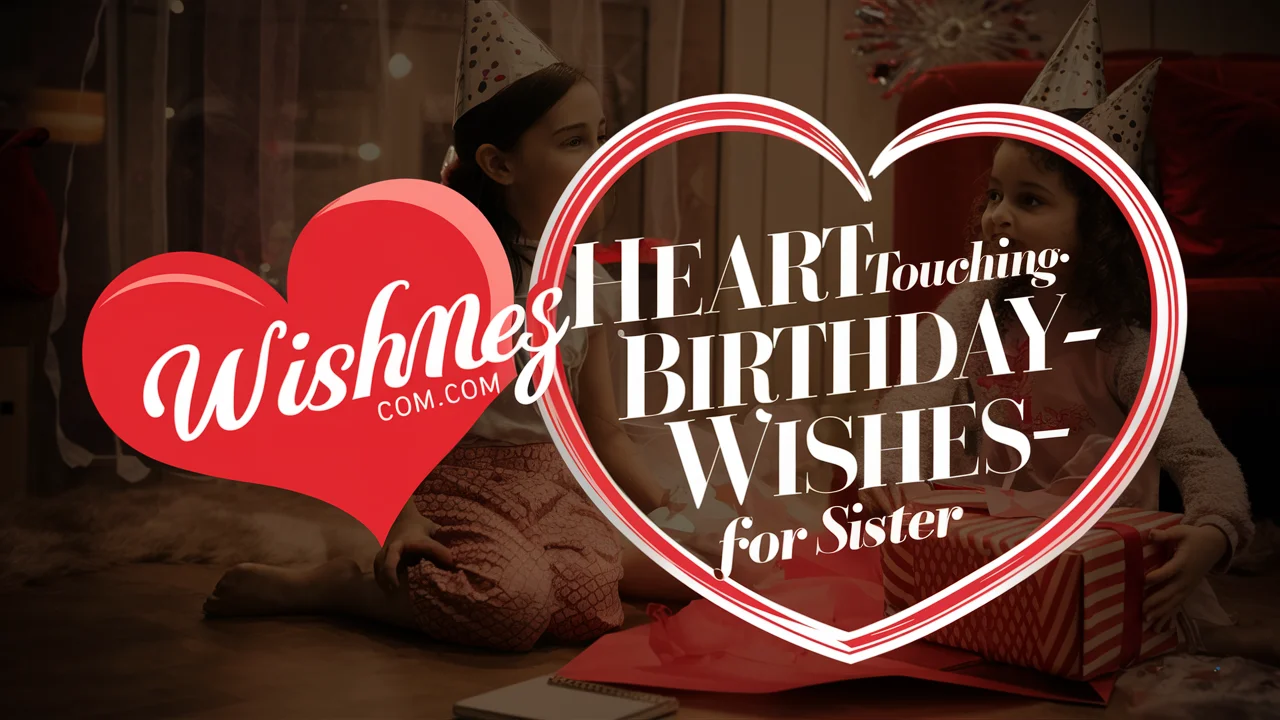 Heart-Touching Birthday Wishes for Sister