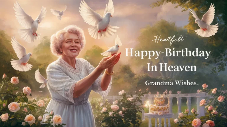 Heartfelt Happy Birthday in Heaven, Grandma Wishes