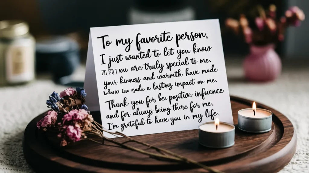 Heartfelt Messages for Your Favorite Person