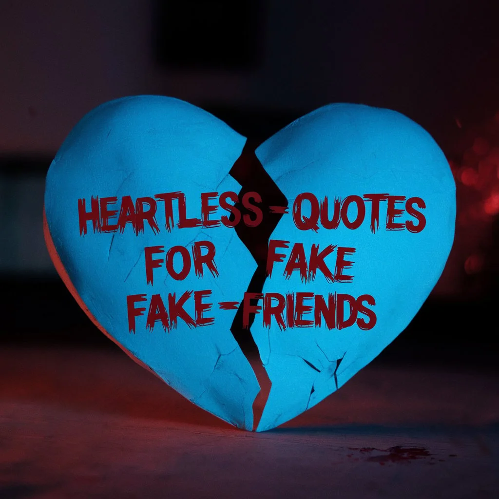 Heartless Quotes for Fake Friends