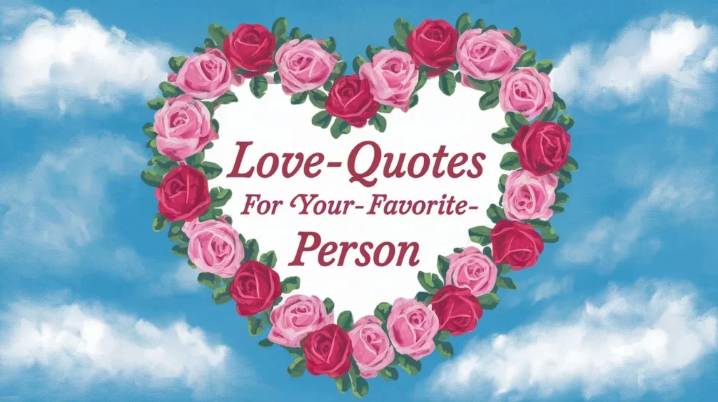 Love Quotes for Your Favorite Person