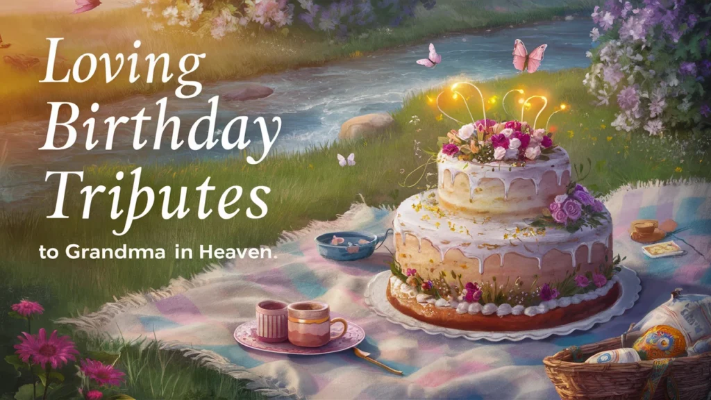 Loving Birthday Tributes to Grandma in Heaven