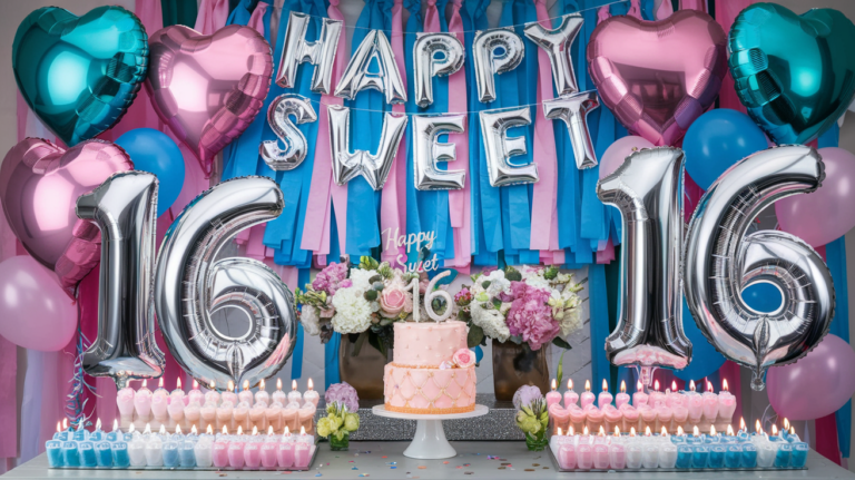 Magical 16 Wishes Candles for a Sweet Sixteen