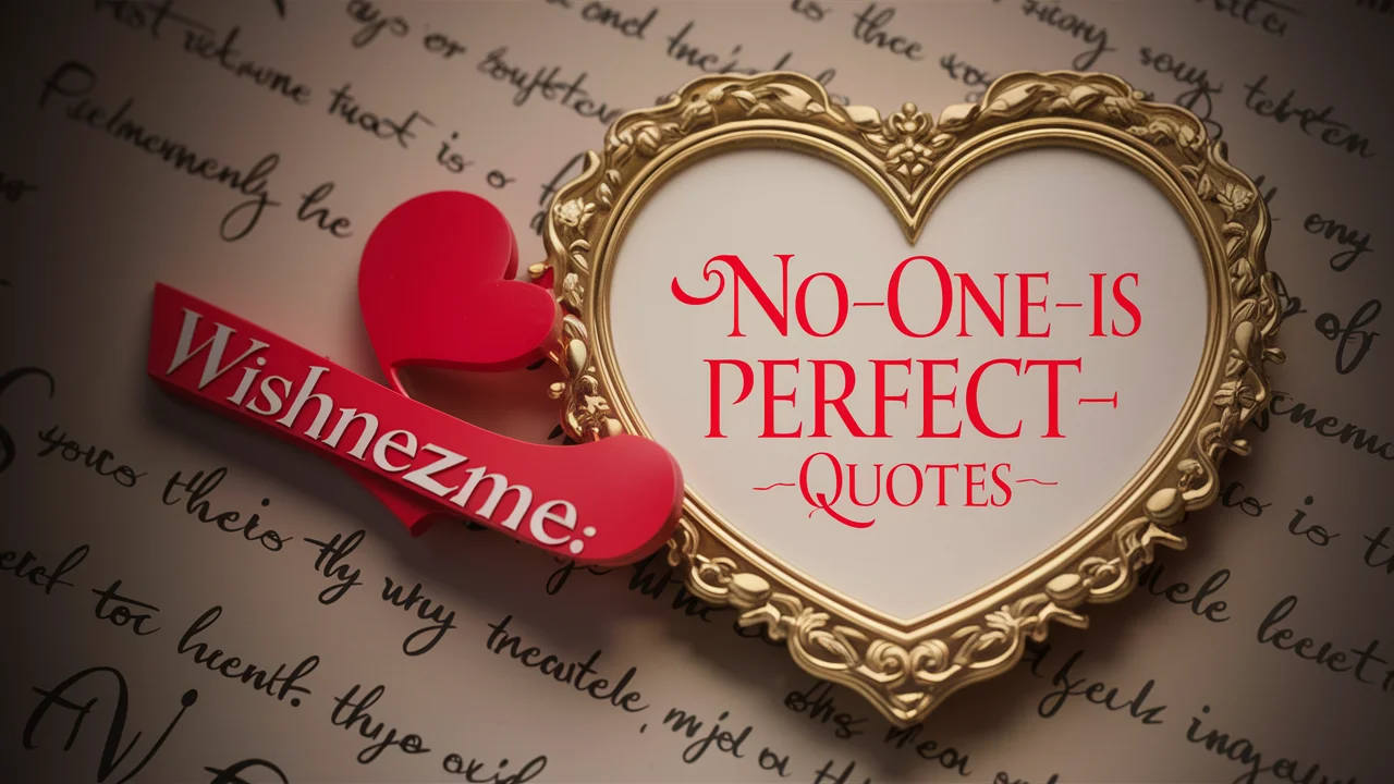 No One Is Perfect Quotes