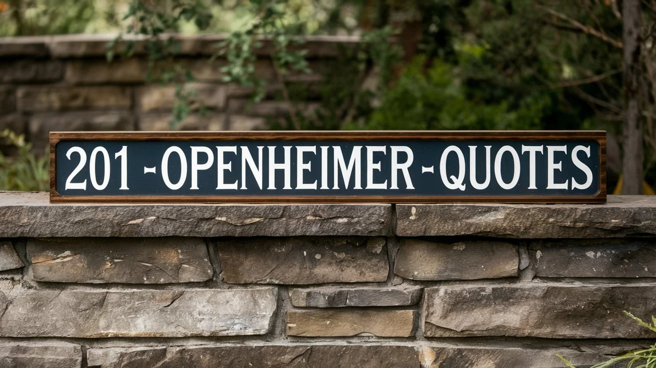 Oppenheimer Quotes