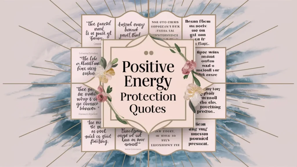 Positive Energy Protection Quotes