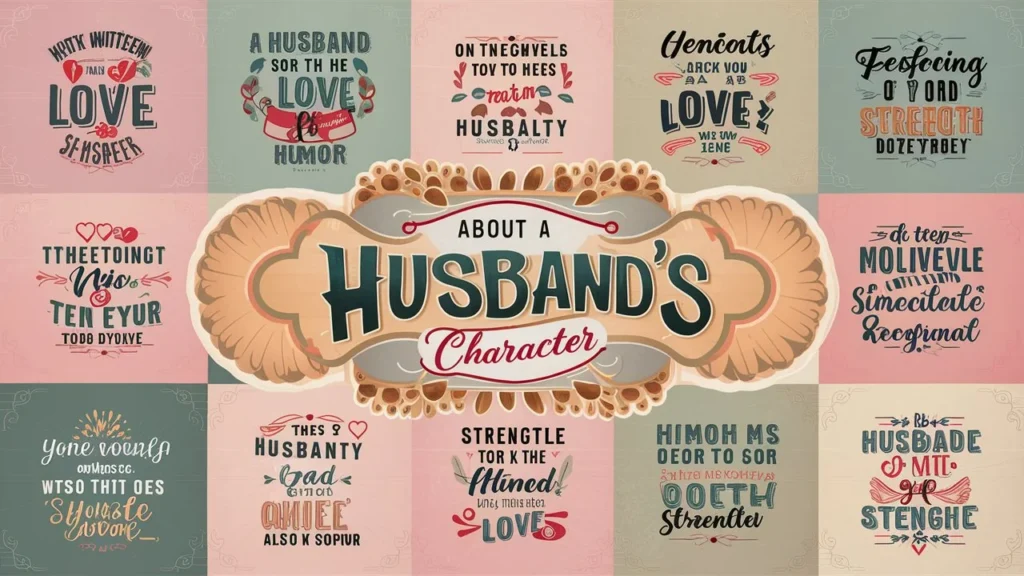 Quotes About a Husband's Character