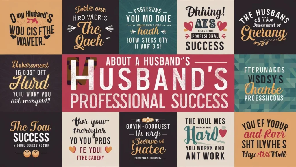 Quotes About a Husband's Professional Success