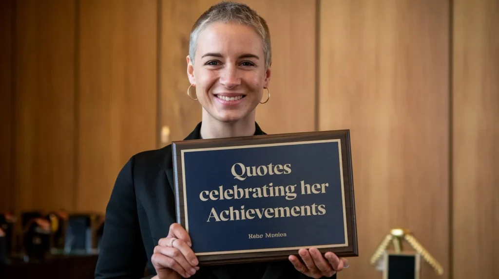 Quotes Celebrating Her Achievements 🌟