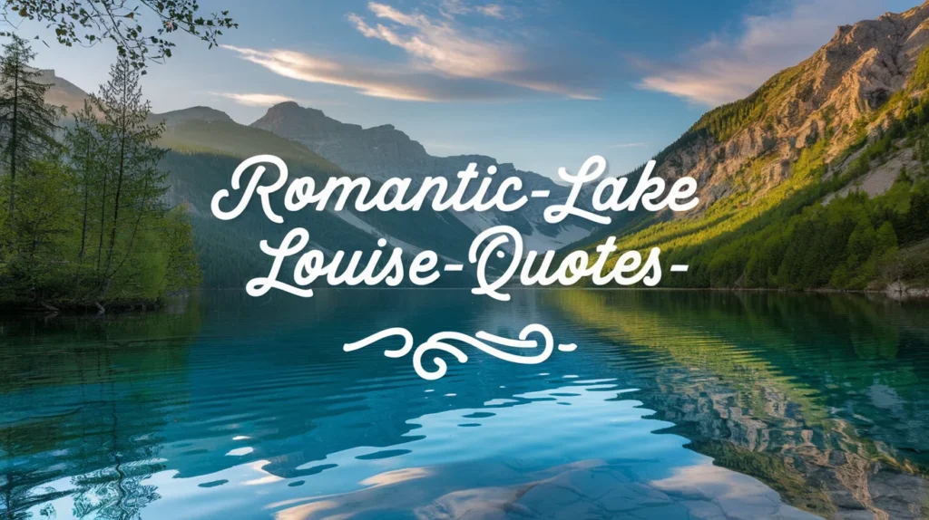 Romantic Lake Louise Quotes 💕