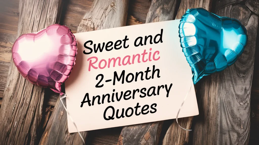 Sweet and Romantic 2-Month Anniversary Quotes 💕