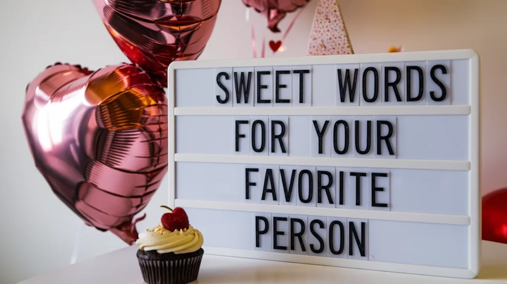 Sweet Words for Your Favorite Person