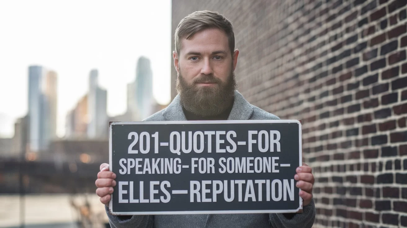 Quotes for Speaking for Someone Else’s Reputation