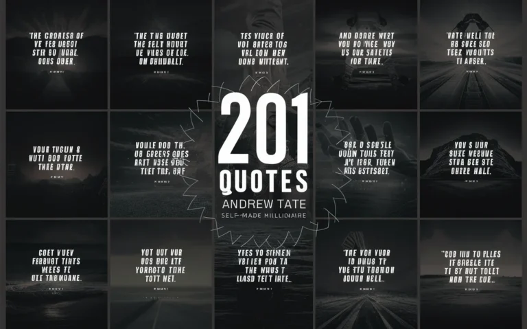 Andrew Tate Most Powerful Quotes