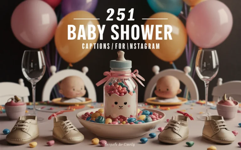 Baby Shower Captions for Instagram