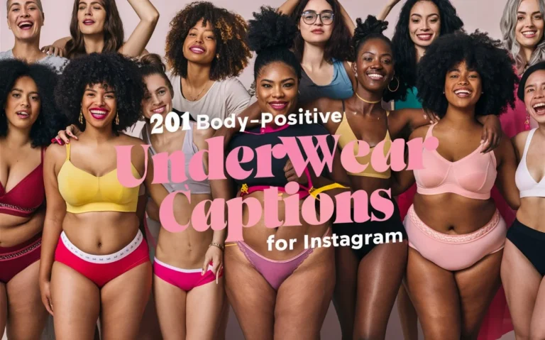 Body Positive Underwear Captions for Instagram