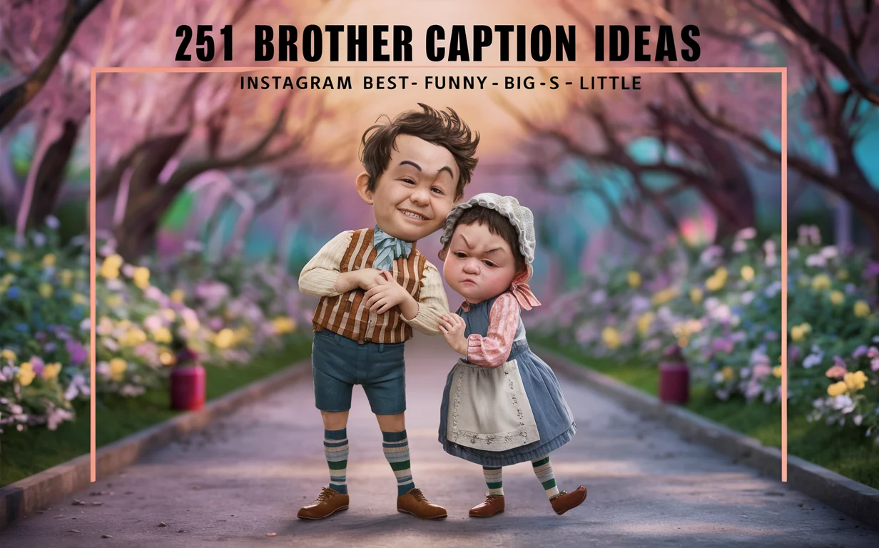 Brother Captions for Instagram | Best | Funny | Big | Little