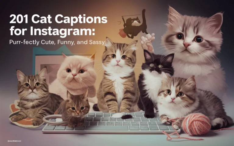 Cat Captions for Instagram: Purr-fectly Cute, Funny, and Sassy