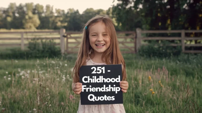 Childhood Friendship Quotes