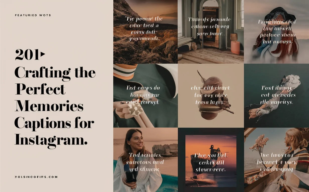 Crafting the Perfect Memories Captions for Instagram