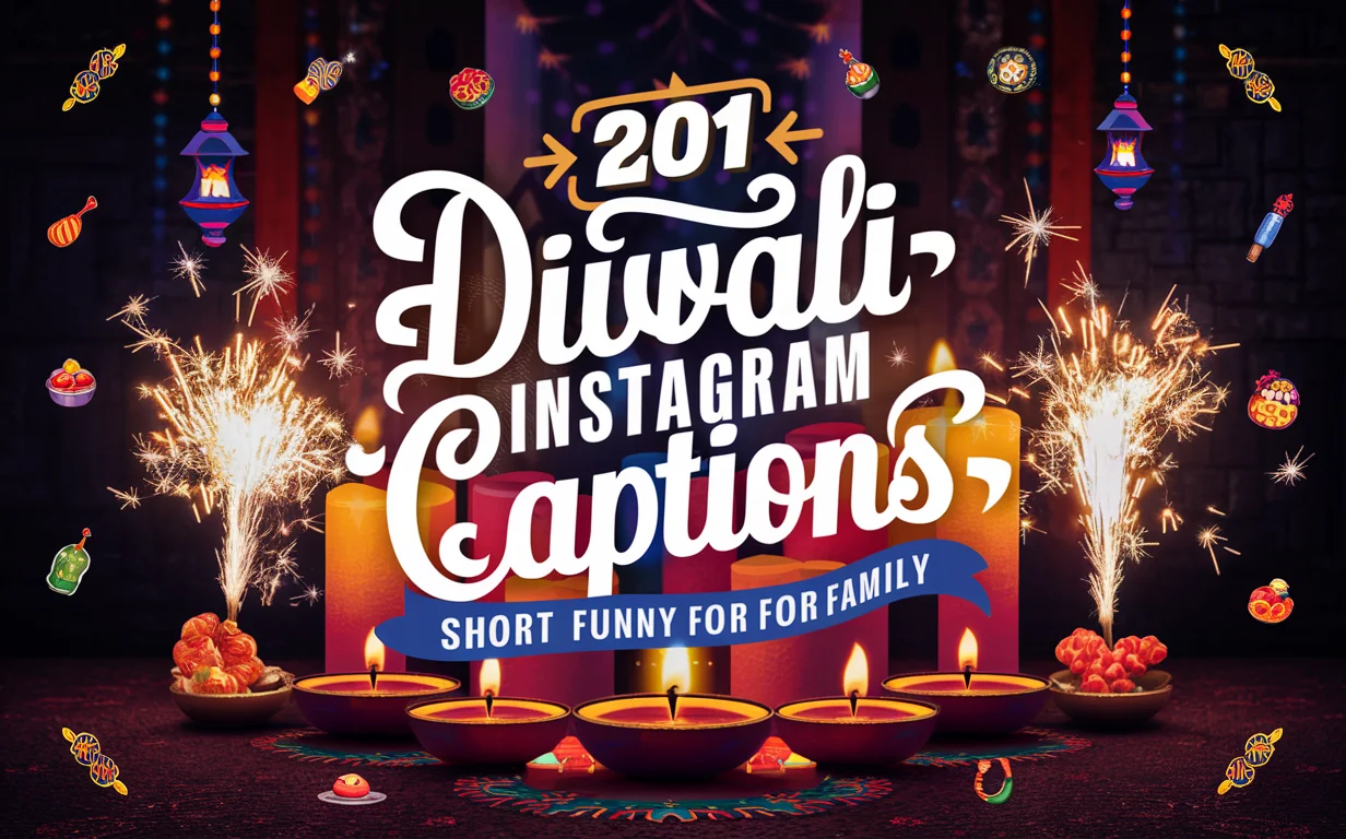 Diwali Instagram Captions | Short | Funny | for Family