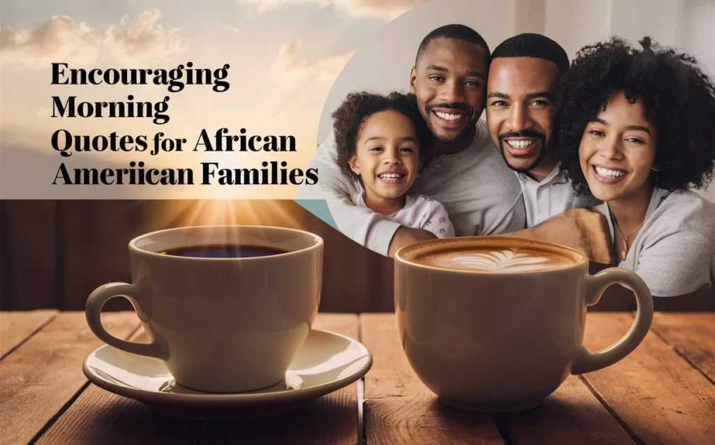 Encouraging Morning Quotes for African American Families