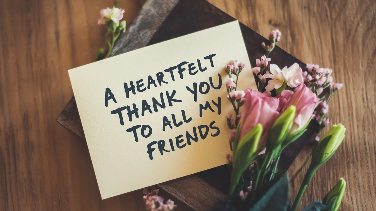 Heartfelt Thank You Quotes for Friends