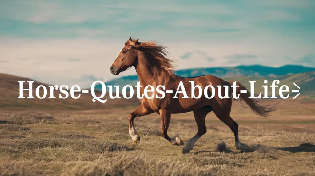 Horse Quotes About Life  