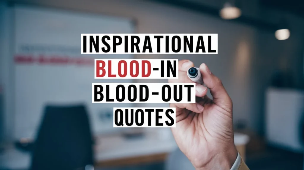 Inspirational Blood In Blood Out Quotes