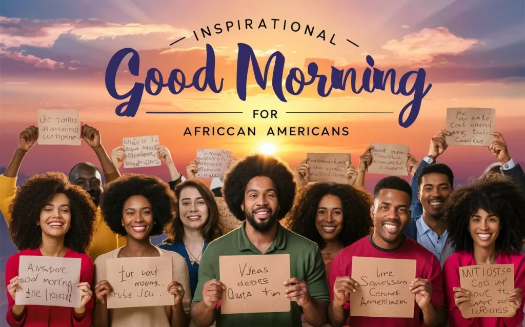 Inspirational Good Morning Quotes for African Americans