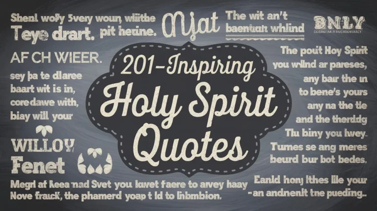 Inspiring Holy Spirit Quotes