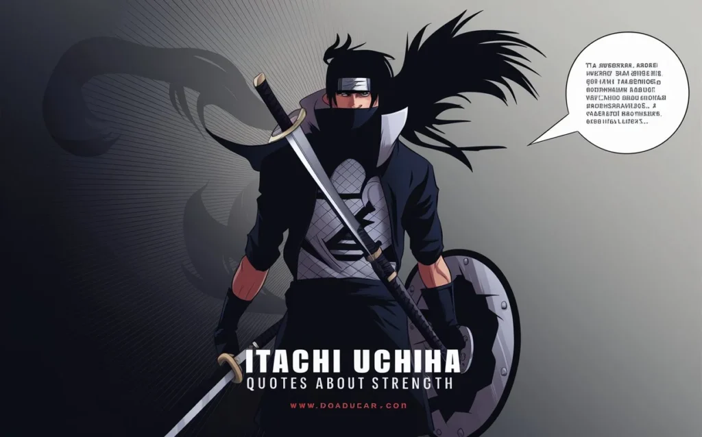 Itachi Uchiha Quotes About Strength  