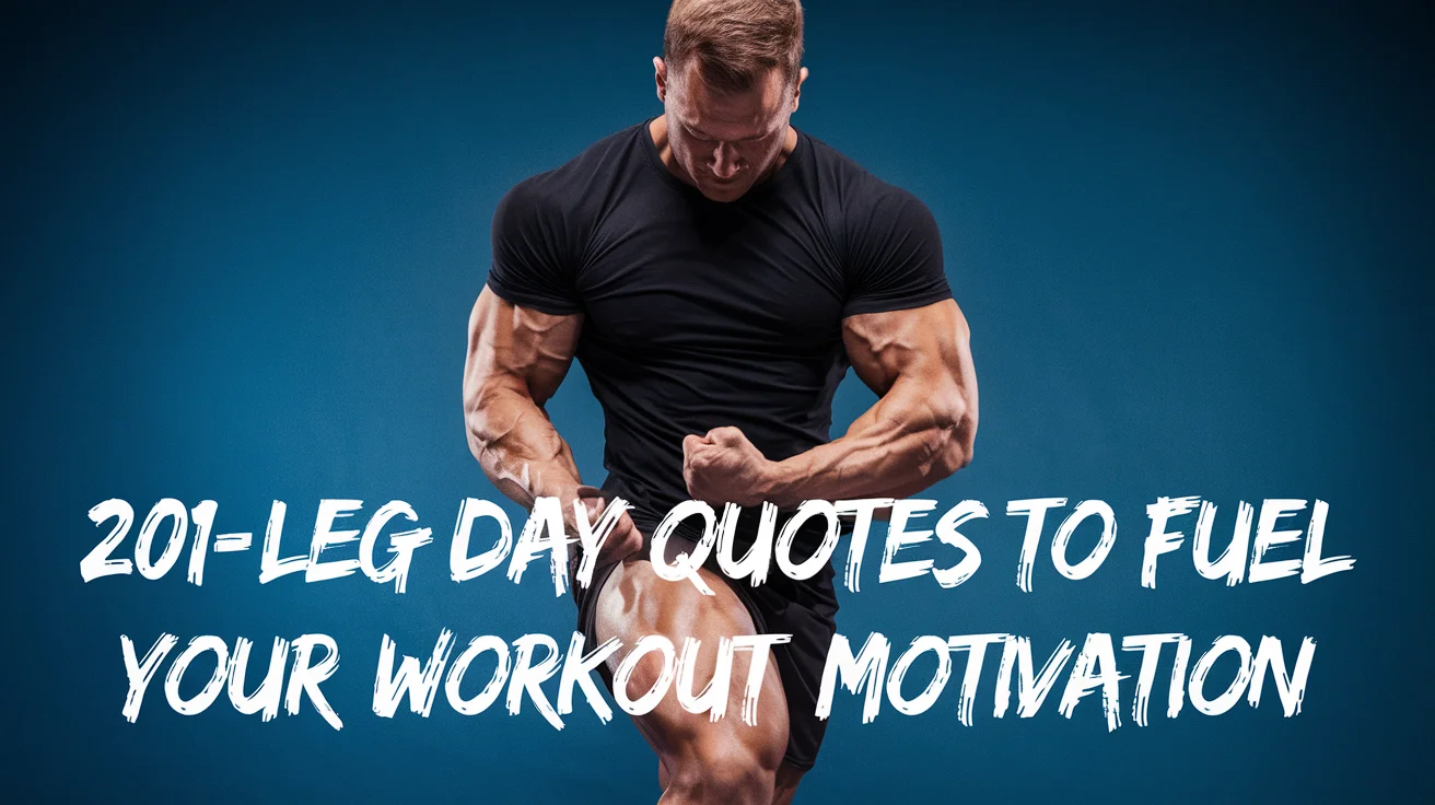 Leg Day Quotes to Fuel Your Workout Motivation