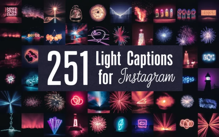 Light Captions for Instagram