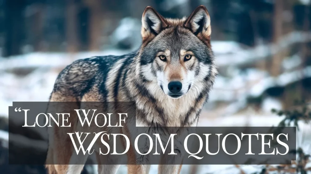 Lone Wolf Wisdom Quotes