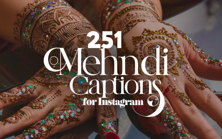 Mehndi Captions for Instagram