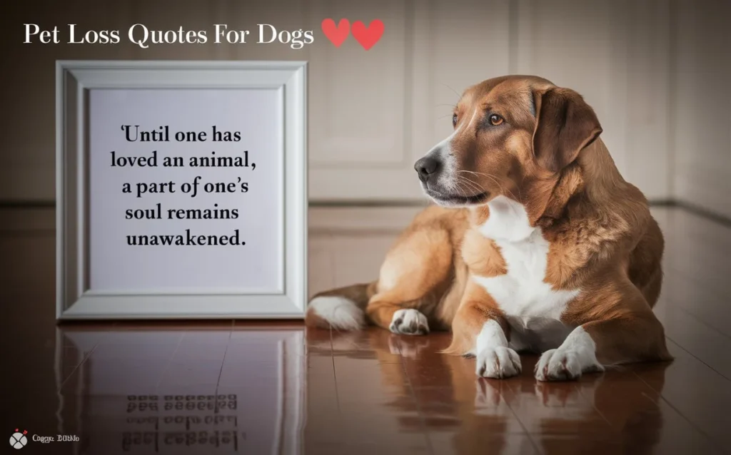 Pet Loss Quotes for Dogs 🐶