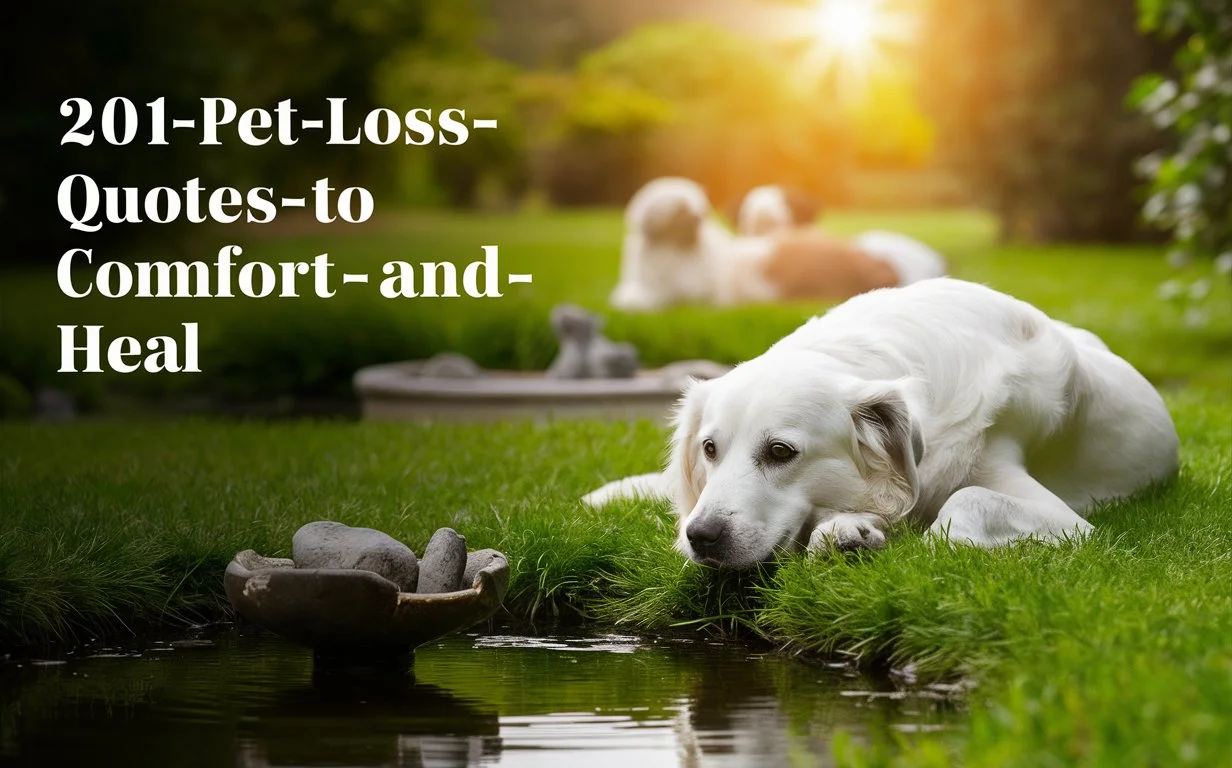 Pet Loss Quotes to Comfort and Heal