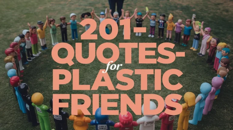 Quotes for Plastic Friends