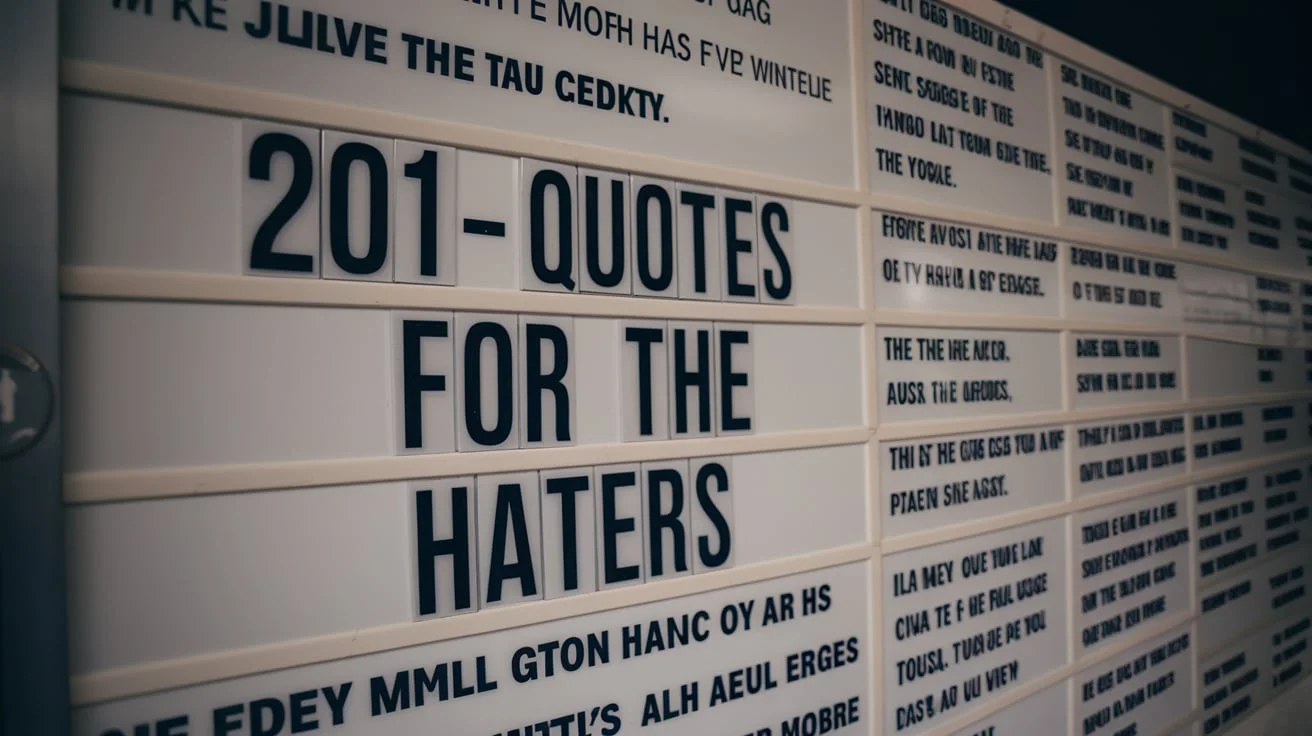 Quotes for the Haters