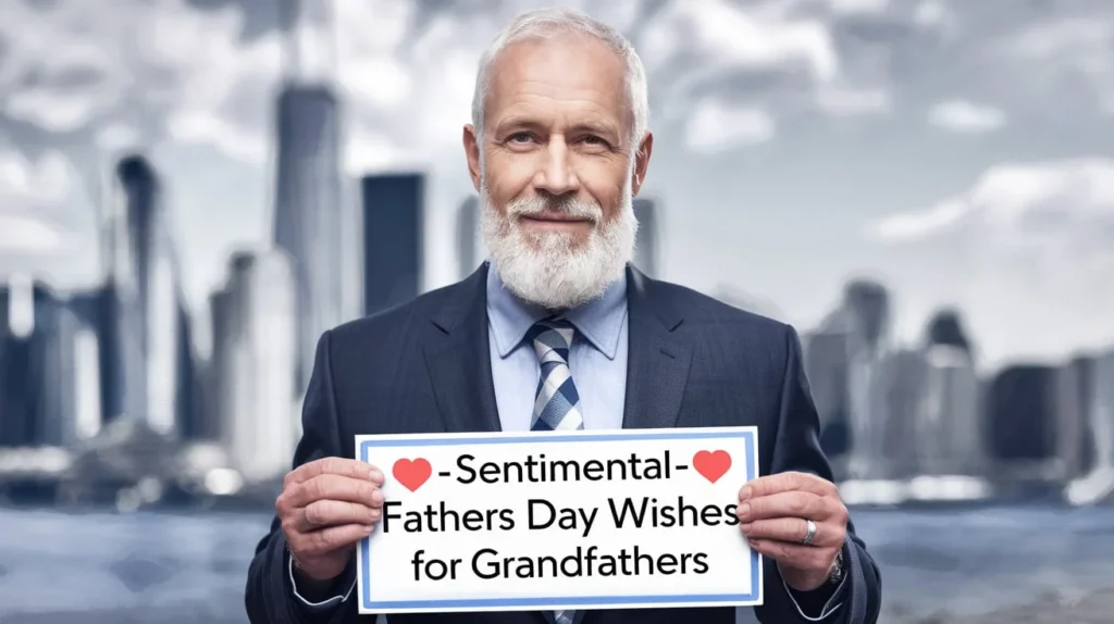 Sentimental Father's Day Wishes for Grandfathers