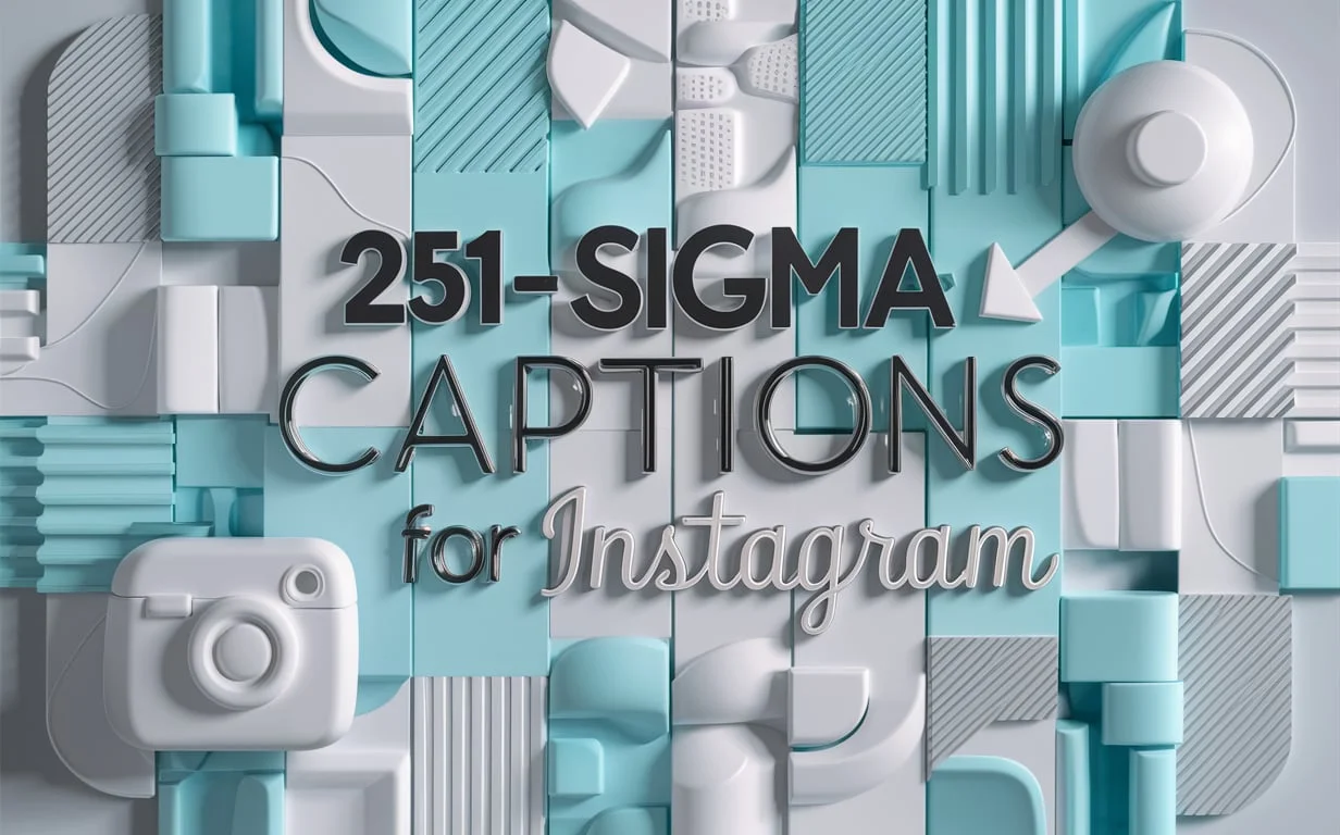 Sigma Captions for Instagram