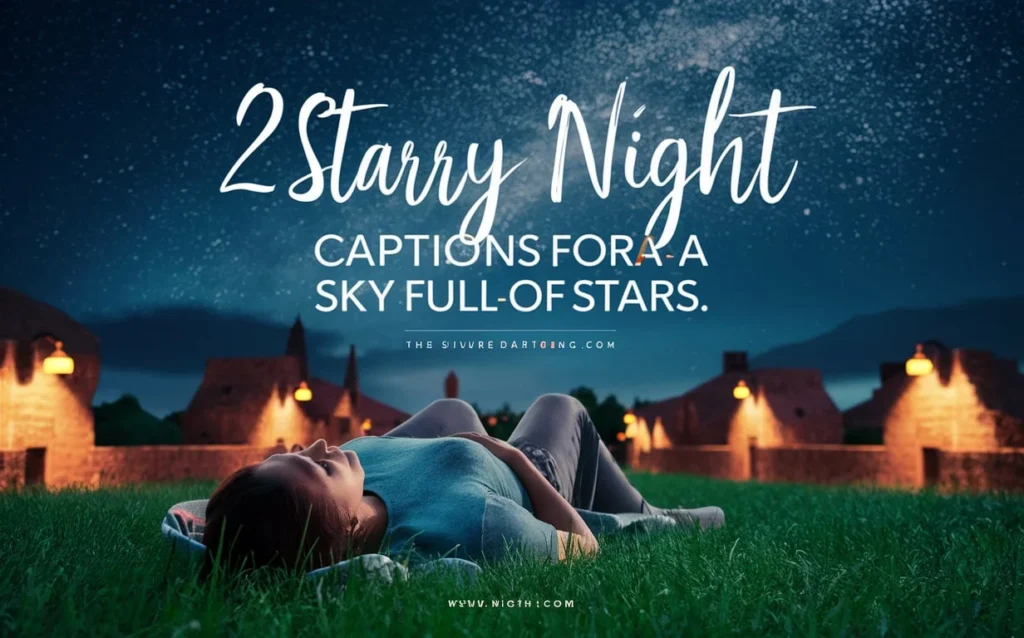 Starry Night Captions for a Sky Full of Stars