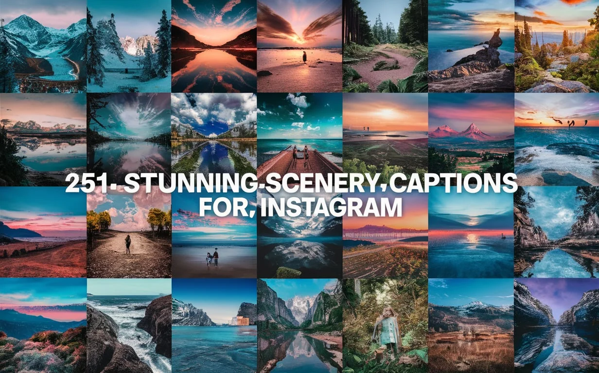 Stunning Scenery Captions for Instagram