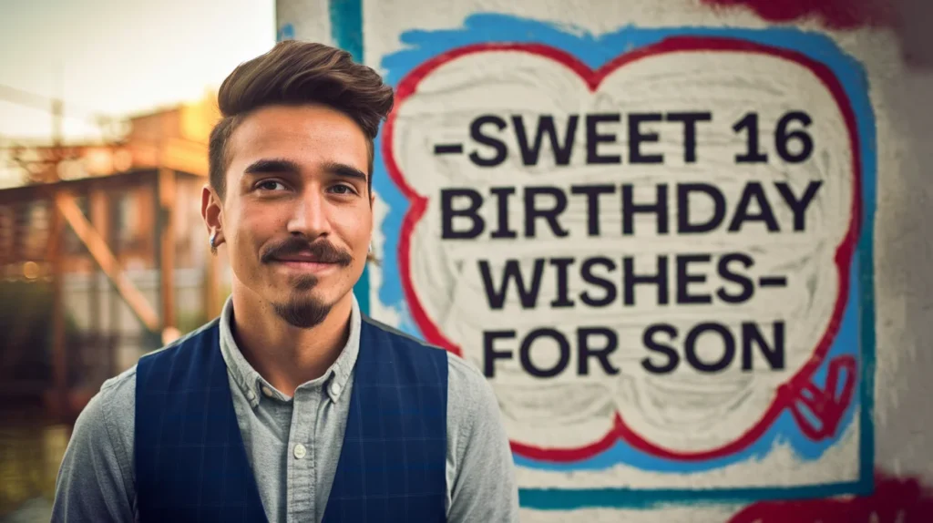 Sweet 16 Birthday Wishes for Son